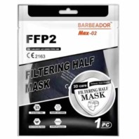 Mascarilla FFP2 Filtering Half Mask Color Negro, 20 unidades | Compra Online - Ítem1