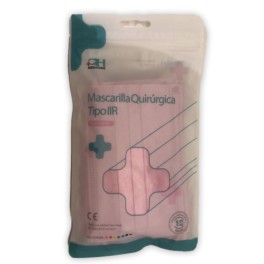 Mascarilla Quirúrgica Medicine Infantil Rosa Tipo IIR , 10 unidades | Compra Online