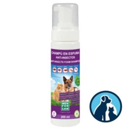 Menforsan Champú en Espuma Anti-Insectos para Perros y Gatos, 200 ml | Farmaconfianza