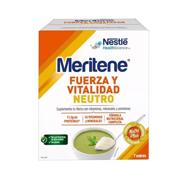 Meritene Neutro Al Plato 7 sobres | Compra Online