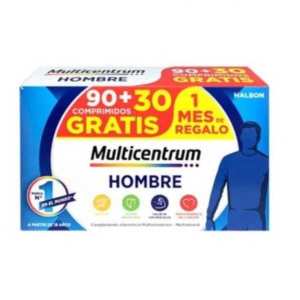 Multicentrum Hombre 90 comprimidos + 30 gratis pack | Compra Online