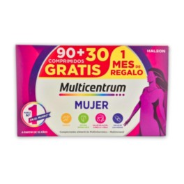 Multicentrum mujer 90 comprimidos + 30 gratis pack | Compra Online