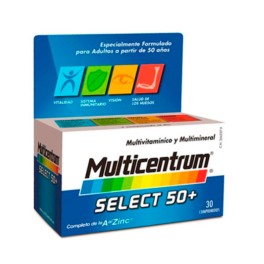 Multicentrum Select 50+, 30 comprimidos