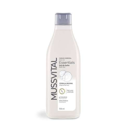 Mussvital Essentials Gel de Baño Purificante Fórmula Original, 750 ml.