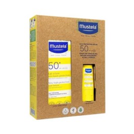 Mustela Spray Leche Solar SPF50+ 200 ml + Leche solar Rostro SPF50+ 40 ml pack | Compra Online