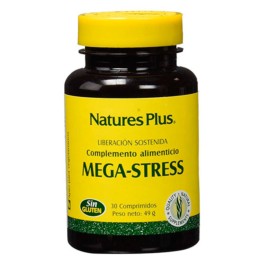 Natures Plus Mega-Stress, 30 comprimidos