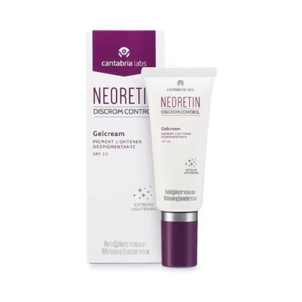 Neoretin Discrom Control Gelcream SPF50, 40 ml | Farmaconfianza