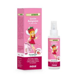 Nosa Attack Loción Antipiojos Aroma Fresa, 100 ml | Farmaconfianza