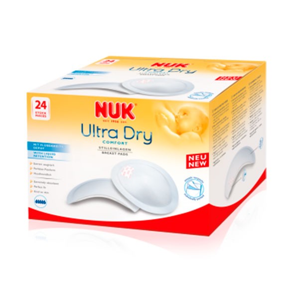 DISCOS PROTECTORES COPETES NUK ULTRA DRY CNF 60 UND 339689 MONOVARSALUD 