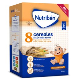 Nutriben 8 Cereales con un toque de Miel, 600 g