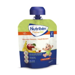 Nutriben Fruta and Go Manzana Plátano, 90g