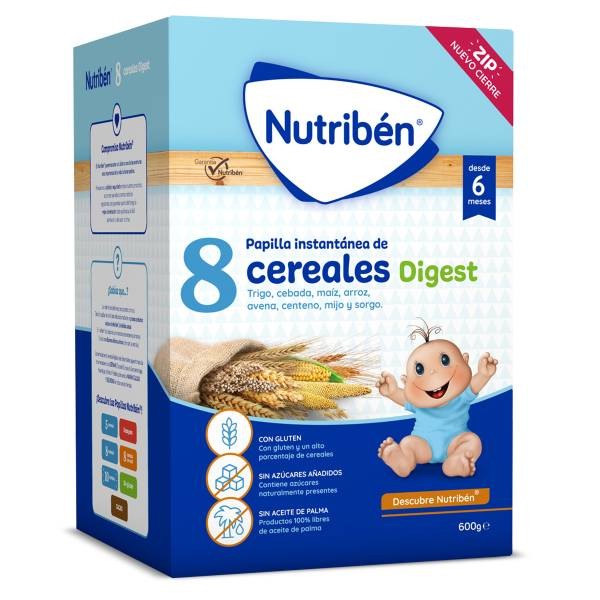 Nutribén Papilla de Cereales Digest, 600 g