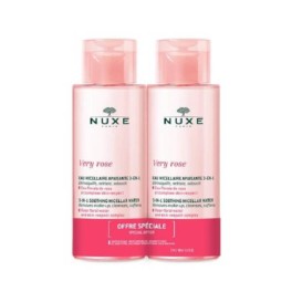 Nuxe Agua Micelar Calmante Very Rose, Duplo 2x400 ml | Farmaconfianza