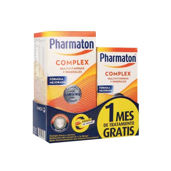 Pharmaton Complex, 100 + 30 comprimidos de REGALO | Farmaconfianza