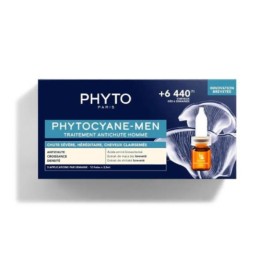 Phytocyane Tratamiento Anticaída Hombre, 12 Ampollas