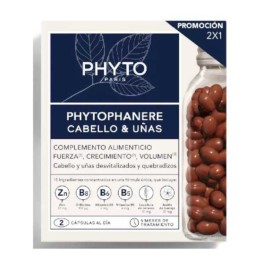 PhytoPhanere Cabellos y Uñas 120 Caps + 2 meses de tratamiento de regalo ! Farmaconfianza