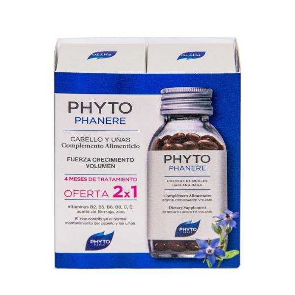 PhytoPhanere Cabellos y Uñas 120 Caps + 2 meses de tratamiento de regalo ! Farmaconfianza
