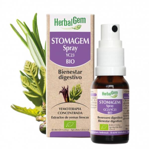 Pranarom Herbalgem Stomagem Spray Bienestar Digestivo, 10 ml | Farmaconfianza