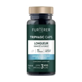 Rene Furterer Triphasic Cabello Largo Densidad, 90 cápsulas
