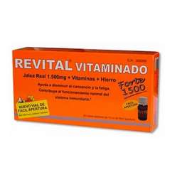 Revital Vitaminado Forte 1500mg, 20 viales bebibles | Farmaconfianza