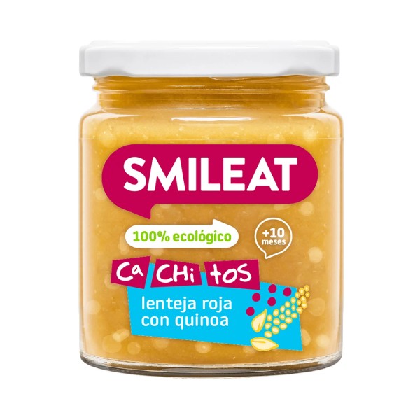 Smileat Potito Cachitos Lenteja Roja Quinoa, 230g