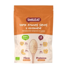 Smileat Mix Frutos Secos y Cacahuetes en polvo, 200g