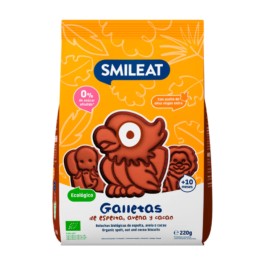 Smileat Galletas de Espelta, Avena, Cacao, 220g