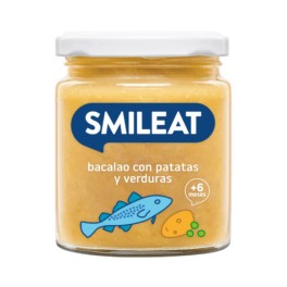 Smileat Potito de Bacalao con Patatas y Verdura, 230g
