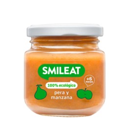 Smileat Potito de Pera y Manzana, 130g