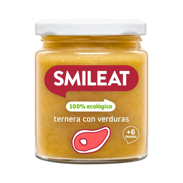 Smileat Potito de Ternera con Verduras, 230g