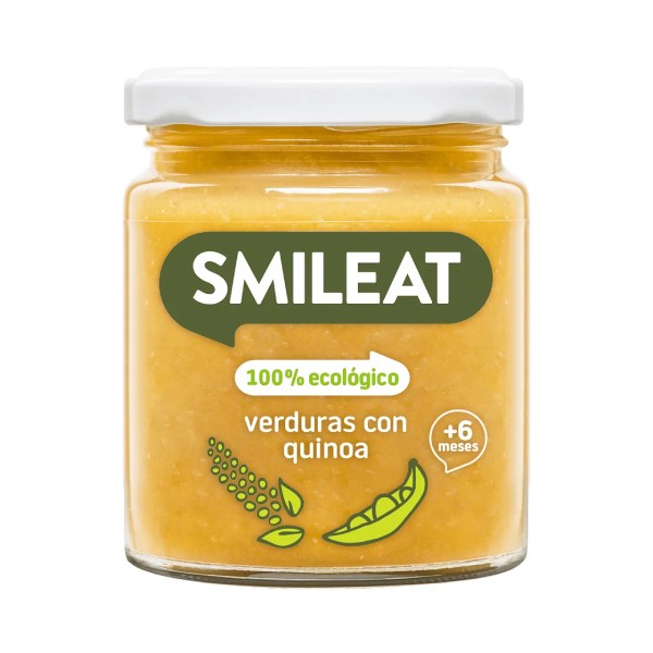 Smileat Potito de Verduras con Quinoa, 230g