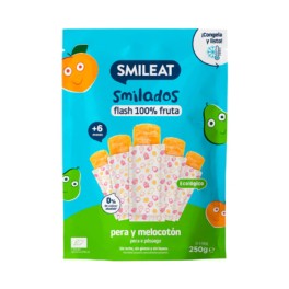 Smileat Smilados Flash Pera y Melocotón, 250g