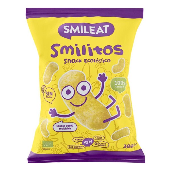 Smileat Smilitos Gusanitos de Maíz Eco, 38g