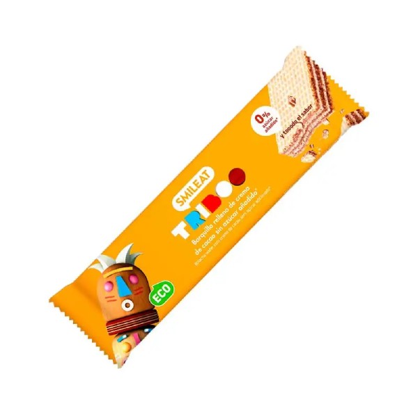 Smileat Triboo Barquillo con Crema de Cacao, 30g