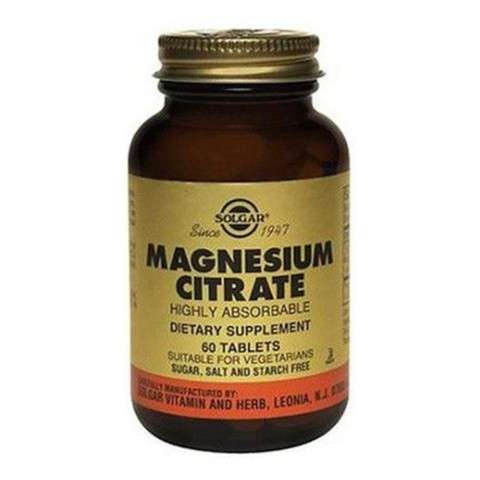 Solgar Citrato de Magnesio, 60 comprimidos
