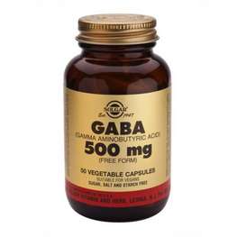 Solgar GABA 500 mg, 50 cápsulas