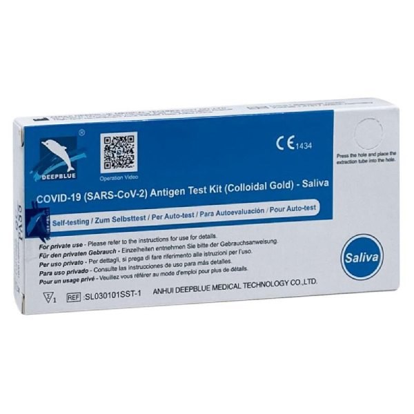Test de Antígenos COVID-19 Saliva, 1 unidad | Farmaconfianza