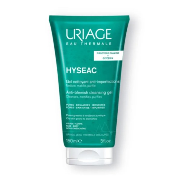 Uriage Hyseac Gel Limpiador Facial, 150 ml