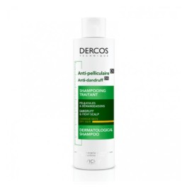 Vichy Dercos Champú Anticaspa para cabello seco, 200 ml