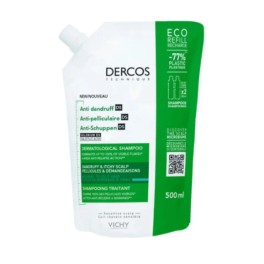 Vichy Dercos Champú Anticaspa Eco Envase, 500ml