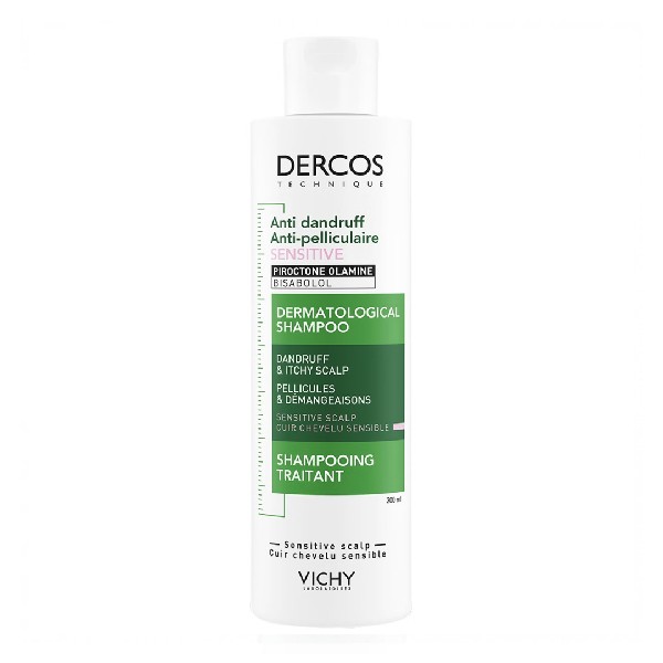 Vichy Dercos Champú Anticaspa Sensitive, 200 ml