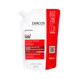 Vichy Dercos Champú Estimulante Eco Envase, 500ml