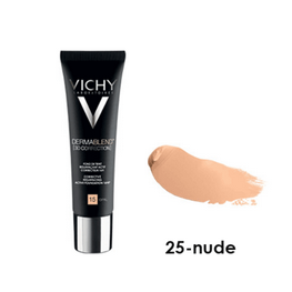 Vichy Dermablend Corrección 3D Fondo de Maquillaje tono Nude, 30 ml
