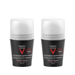 Vichy Homme Desodorante Antitranspirante Control Extremo Roll-on, DUPLO 2x50 ml
