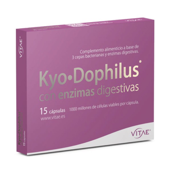 Vitae Kyo-Dophilus con Enzimas, 15 cápsulas | Farmaconfianza
