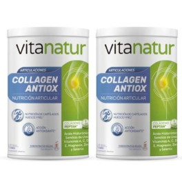 Vitanatur Collagen Antiox Plus sabor Frutos Rojos, DUPLO 2x360 g