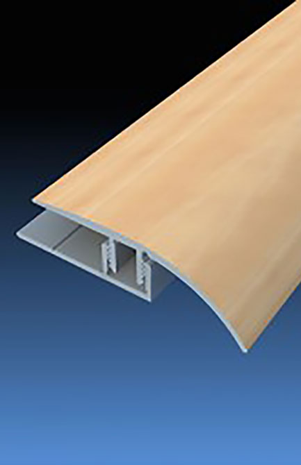 Kronotex Perfil Transicion Aluminio Color Madera | Deck- Trade