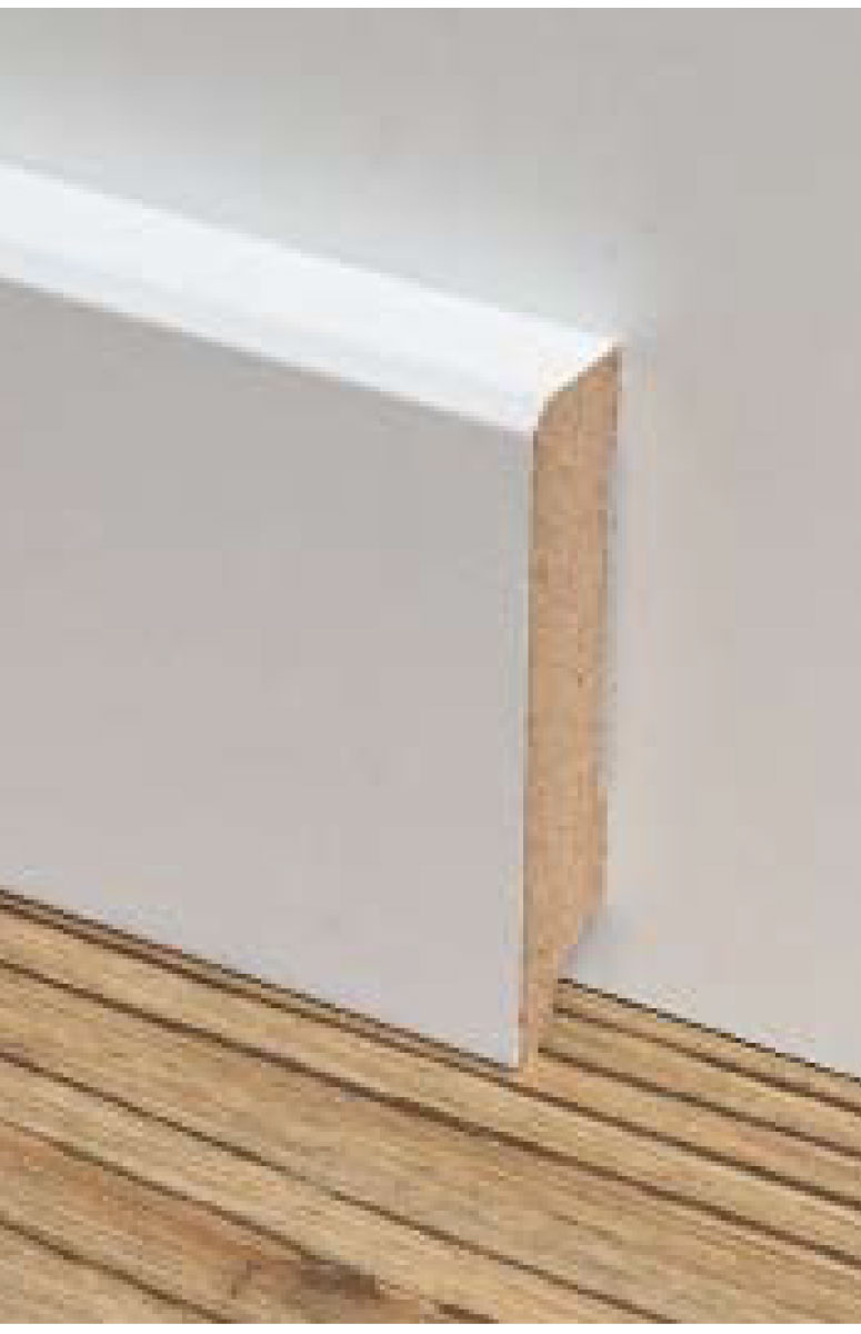 Kronotex White Lamianted Skirting | Deck-Trade
