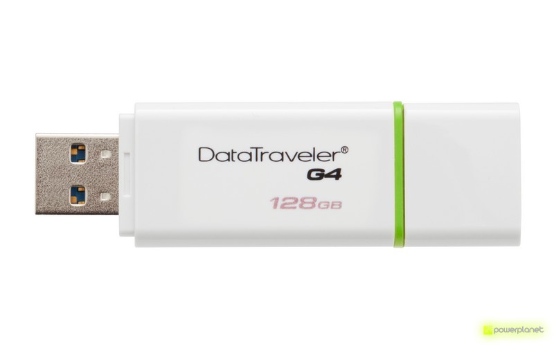 Kingston Technology DataTraveler G4 128GB 128GB USB 3.0 Verde, Branco unidade de memória USB - Item1