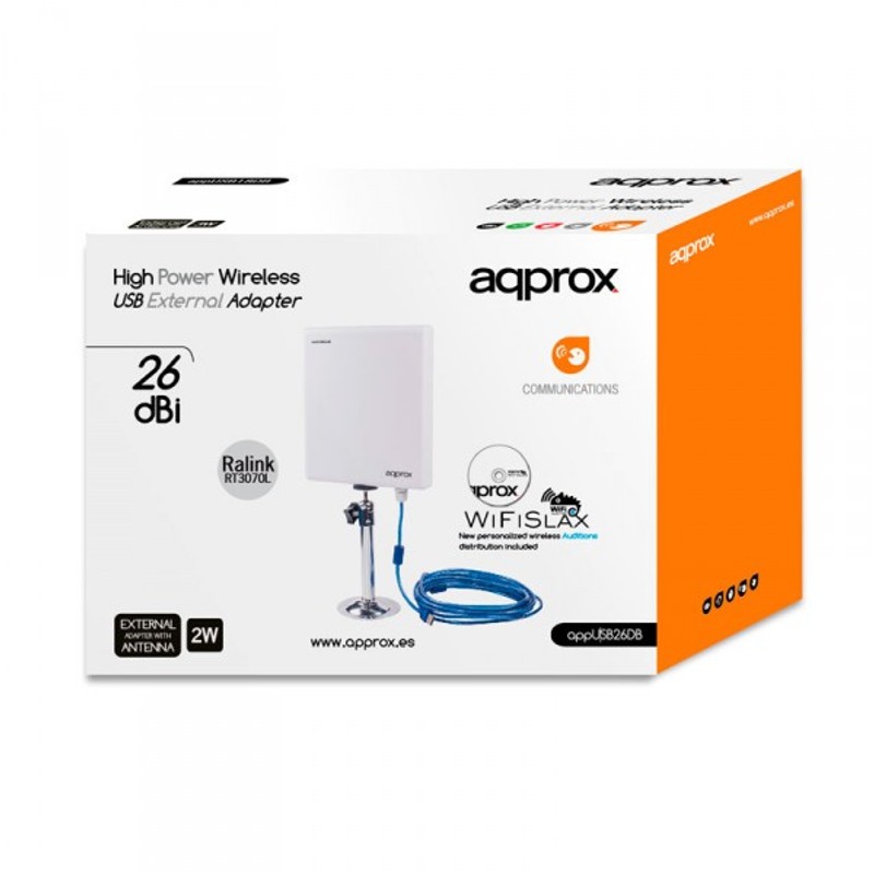 Adaptador USB Approx 300mW USB Ralink 3070L - appUSB26DB - Ítem5